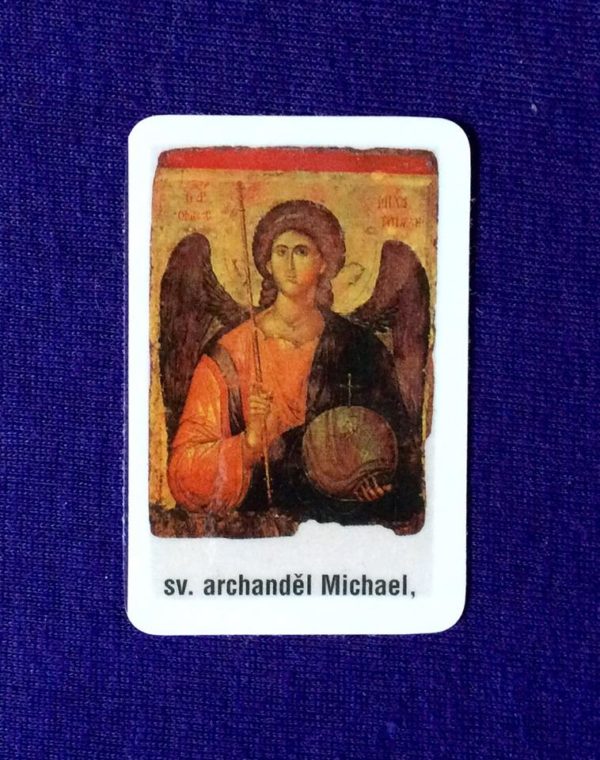 Ochranná kartička Archanděla Michaela