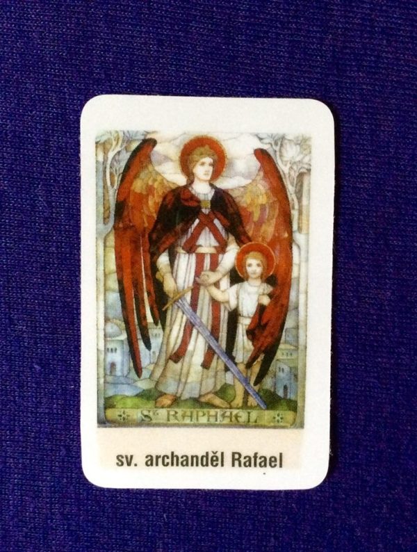 Ochranná kartička Archanděla Rafaela