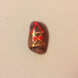 Magický kamínek se znakem Reiki - Anděl strážný